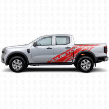 Kit de vinilos laterales de salpicaduras de barro y texto personalizado para Musclecar Ranger Wildtrak_5