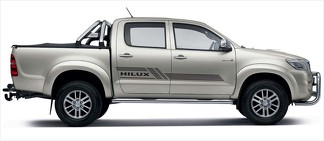 2x calcomanías de vinilo laterales Toyota Hilux calcomanías gráficas de rally