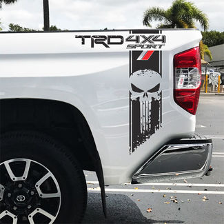Toyota TRD Tundra Punisher sport 4x4 calcomanías de carreras vinilo pegatina calcomanía v