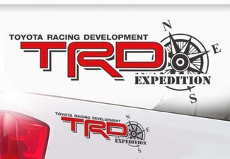 Calcomanía de vinilo para Toyota TRD Truck Off-Road Racing Tacoma Tundra Expedition