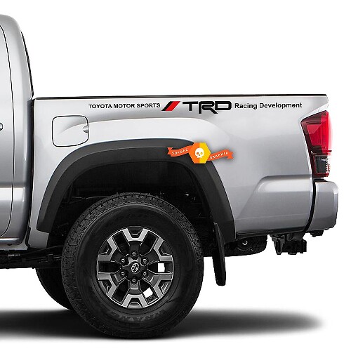Pegatina de vinilo para el lateral de la caja Toyota Motor Sports TRD para Toyota Tacoma