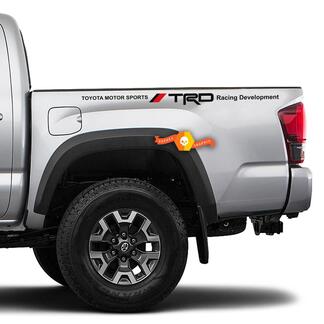 Toyota TRD TUNDRA Tacoma Racing vinilo calcomanía pegatina 2 lados cama camión calcomanías