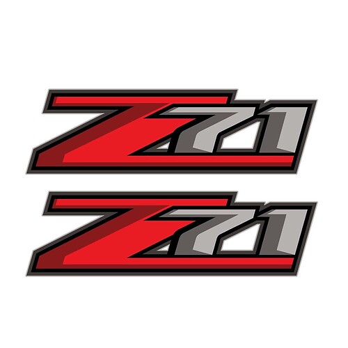 Juego de 2: calcomanía Z71 para camioneta Chevrolet Silverado GMC Sierra 2017
