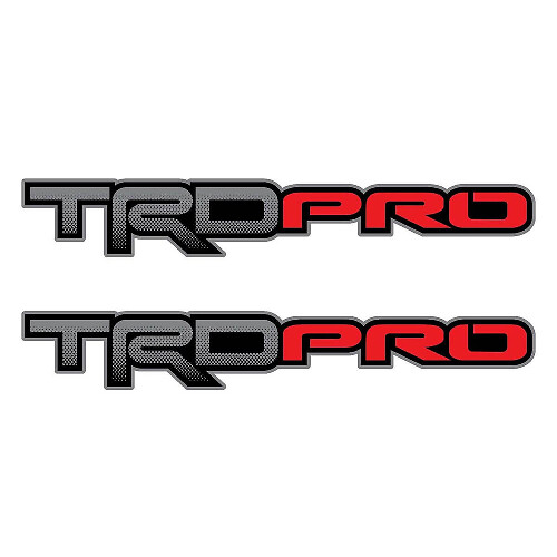 Calcomanía adhesiva de vinilo universal estilo TRD Pro para Toyota Tundra