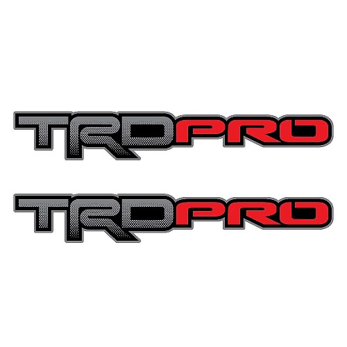 Juego de Calcomanías de Vinilo Estilo TRD Pro para Toyota Tacoma Tundra