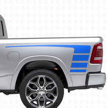 Kit de Vinilo de Calcomanías de Raya Estilo Estroboscópico para Capó y Laterales de Caja para Dodge Ram 1500_3
