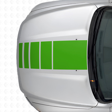 Kit de Vinilo de Calcomanías de Raya Estilo Estroboscópico para Capó y Laterales de Caja para Dodge Ram 1500_5