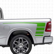 Kit de Vinilo de Calcomanías de Raya Estilo Estroboscópico para Capó y Laterales de Caja para Dodge Ram 1500_6