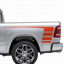 Kit de Vinilo de Calcomanías de Raya Estilo Estroboscópico para Capó y Laterales de Caja para Dodge Ram 1500_7