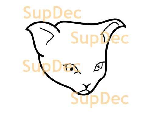 Gato vinilo arte pared ventana baño pegatina calcomanía extraíble #2
