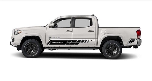 Toyota Tacoma 2015-2018 kit de calcomanías gráficas de vinilo laterales pegatinas de rayas