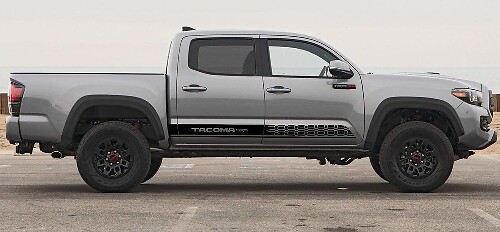 2x Toyota Tacoma 2016 Seitenschweller Vinilo Grafik Rallye Aufkleber Kit