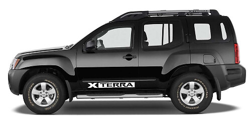 2X Nissan XTERRA Vinilo Puertas logos Calcomanías Calcomanías Gráficos