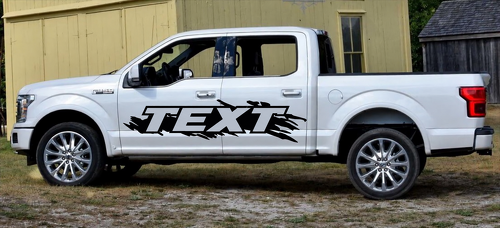 Calcomanía lateral de vinilo con gráficos de garra para Ford F-150