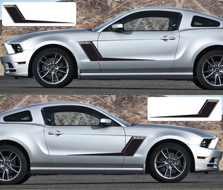 2x Ford Mustang side roush Vinyl Decals gráficos rally stripe kit
