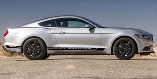 Ford Mustang 2015-2020 lateral Vinilo Racing Calcomanías HASTE ROCKER Gráficos Rayas