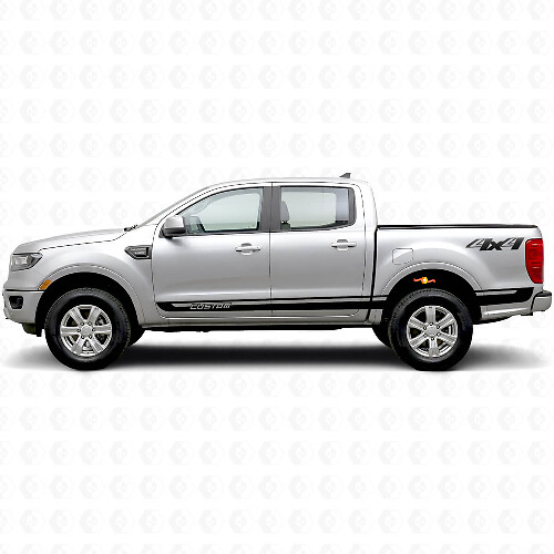 Kit de adhesivos de vinilo personalizados 4x4 para franjas laterales Musclecar Ranger Wildtrak