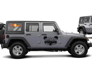 Jeep Wrangler (2007-2016) Kit de calcomanías de vinilo personalizadas - Sin City