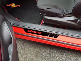 4 calcomanías de vinilo para umbral de puerta de Dodge Dart 2013 - 2018 Turbo GT Limited Rallye SXT