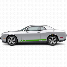 Calcomanía Vinilo Lateral de Rayas Estilo Racing para Dodge Challenger 2009-2018_3