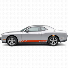 Calcomanía Vinilo Lateral de Rayas Estilo Racing para Dodge Challenger 2009-2018_4