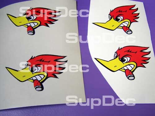 Pegatina universal de vinilo Woody Woodpecker