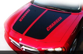 Dodge Charger Hood Stripes Kit de calcomanías precortadas 2006 2007 2008 2009 2010