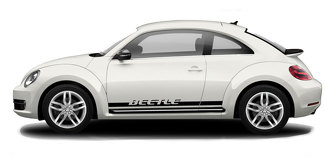 Volkswagen Beetle Rocker Panel Stripes Calcomanías Vinilo Gráficos 2012-2019