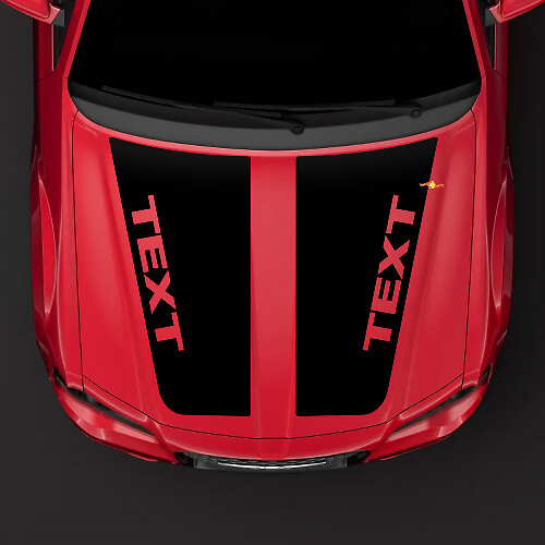 2005-2010 Chrysler 300C SRT-8 HEMI estilo capucha pegatina calcomanía superior apagón precortado
