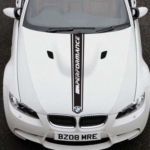 Vinilo adhesivo de la franja contorno M Performance para capó BMW Serie 3 E90/E91/E92/E93 2005-2013