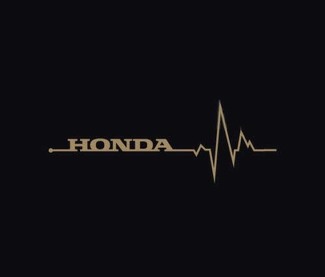 Honda Heartbeat Pulse Pegatina Racing Civic Accord FK8 FK2 S2000 Turbo VTEC Par