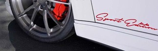 SPORT Edition Performance Sport Car Decal sticker emblema logo ROJO (Compatible con: HONDA