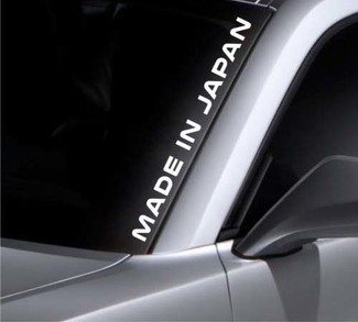 Hecho en Japón Etiqueta engomada del parabrisas Vinilo JDM Etiqueta engomada del coche de la ventana Se adapta a Honda Mazda