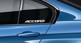 Adhesivo Accord VTEC TURBO V6 JDM HONDA RACING EXL Par