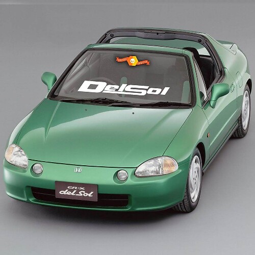 HONDA DEL SOL Logo Coche Parabrisas Ventana Vinilo Calcomanía Banner Pegatina 5.5