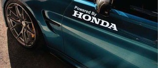 Powered By Honda calcomanía logotipo Vtec Civic Type R Accord 12