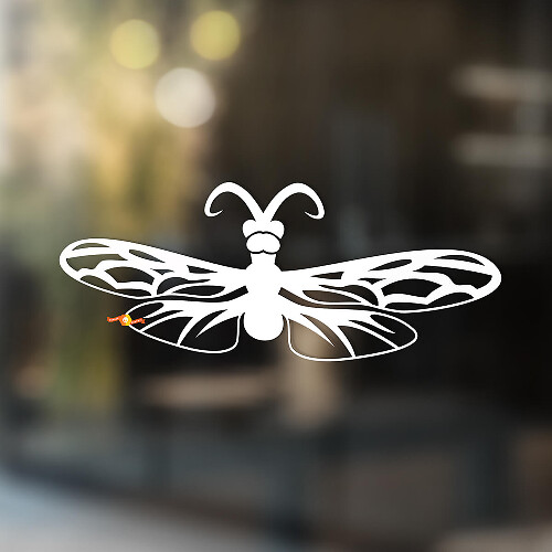 Pegatina universal de vinilo Dragonfly