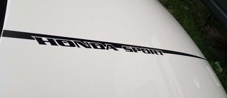 Honda Accord Sport 2018 capucha rayas vinilo calcomanía coche vehículo gráficos pegatinas