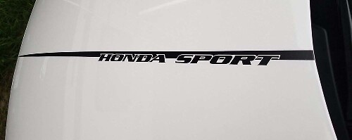 Calcomanía de vinilo de franjas deportivas para capó Honda para Honda Accord 2018