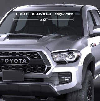 TOYOTA TACOMA TRD PRO CALCOMANÍA PARABRISAS 4x4 Suv Camión