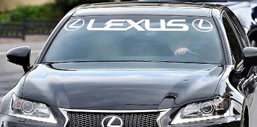 Adhesivo de vinilo para parabrisas para vehículos Lexus