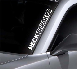 Etiqueta engomada del parabrisas del disyuntor del cuello etiqueta engomada del parachoques de la etiqueta del vinilo de la bandera para Subaru WRX