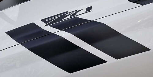 Silverado Chevrolet Hood Hash Marks stripe 2007-2013 Calcomanía de vinilo
