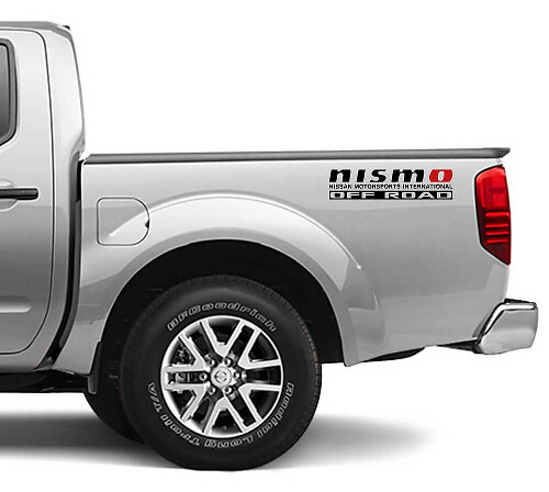 Adhesivos de vinilo Nismo Style para el lateral de la caja, par para Nissan Frontier