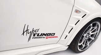 Hyper Tuned Powered By Honda coche calcomanía vinilo pegatina Civic Si Accord S2000 JDM