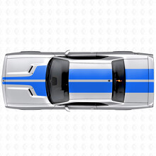Kit completo de vinilo adhesivo estilo Rally BlackTop para Dodge Challenger 2008-2014_2