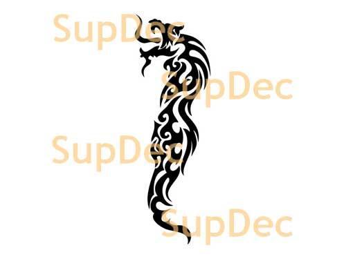 Dragón vinilo arte pared ventana baño pegatina calcomanía #15
