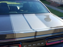 Kit de calcomanías adhesivas de franjas estilo rally de 16 piezas para Dodge Challenger 2015 y posteriores 2
