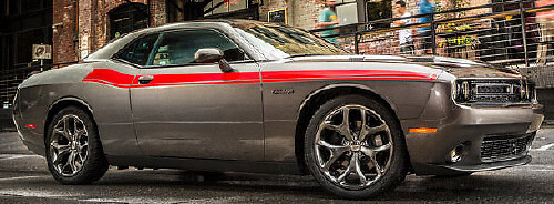 Kit de franja lateral estilo Dodge Challenger 