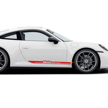 Kit de calcomanías de vinilo con franjas laterales para Porsche 911 Carrera_3